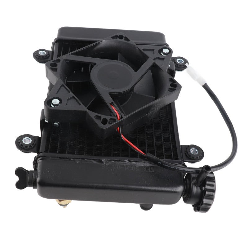 Water Cooled Radiator 150cc 250cc Long Lasting Metal Alloy - Powerful Built-In Fan Radiator Cooler for Pit Quad Dirt Bike ATV Engine Cooling - Image 3