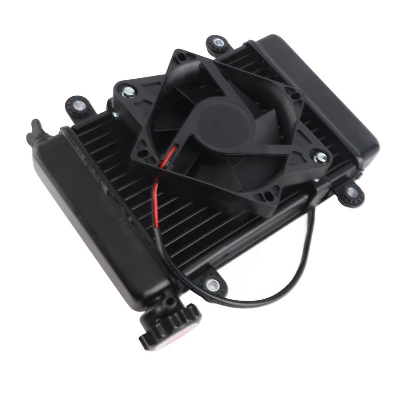 Water Cooled Radiator 150cc 250cc Long Lasting Metal Alloy - Powerful Built-In Fan Radiator Cooler for Pit Quad Dirt Bike ATV Engine Cooling - Image 2
