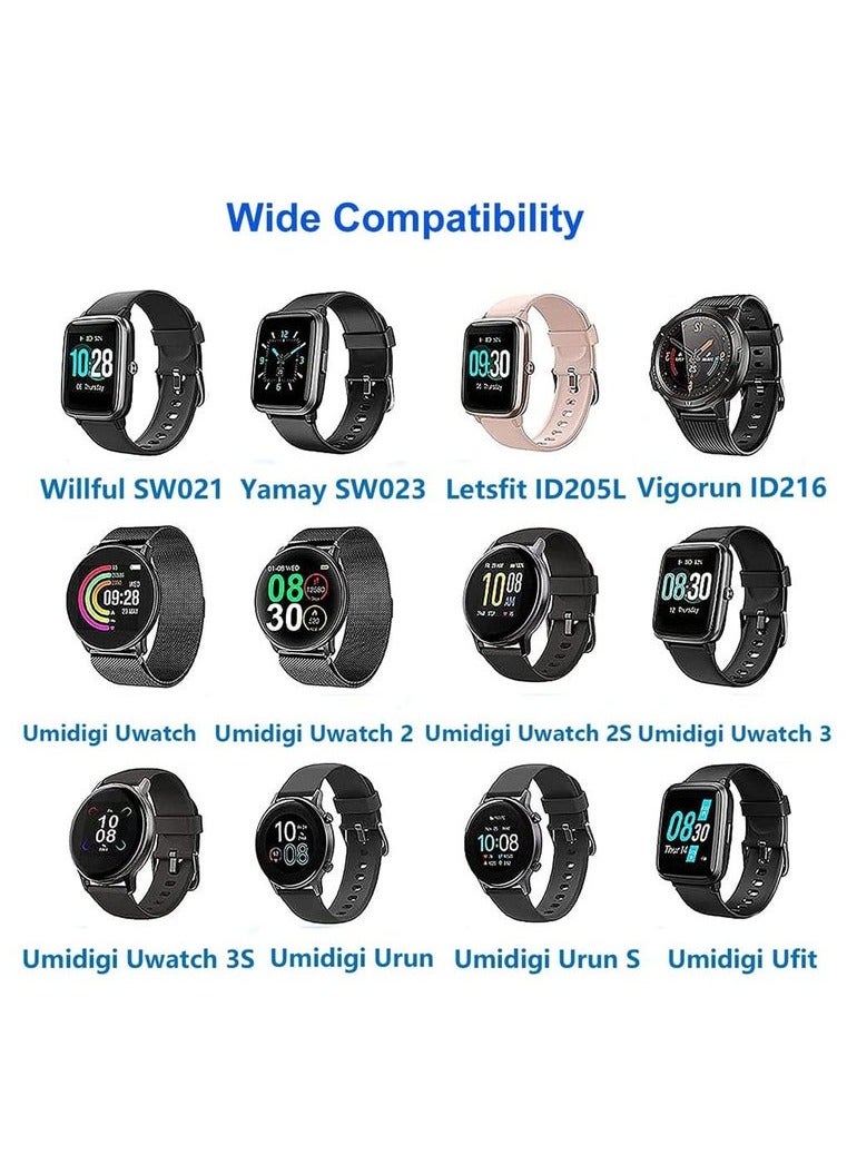 HablTech 1M Charging Cable for YAMAY VeryFitPro SW023 ID205L SW021 ID205U ID205S SW025 Uwatch 3 3S 2 2S - Image 2