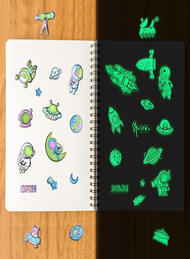 Parshya Kawaii 3D Puffy Stickers for Kids, 3D Stickers for Craft Book & Scrapbook, Self-Adhesive Kawaii Stickers Set, Cute Stickers for Girls and Boys(Random Theme) (Space Stickers 4 Sheet) - Image 3