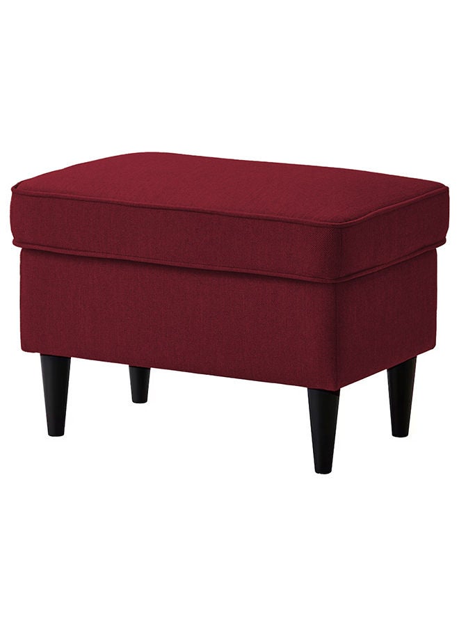 In-House Chair Footstool Linen From In House with Elegant Design - Burgundy - 44x40x60 cm - Image 1
