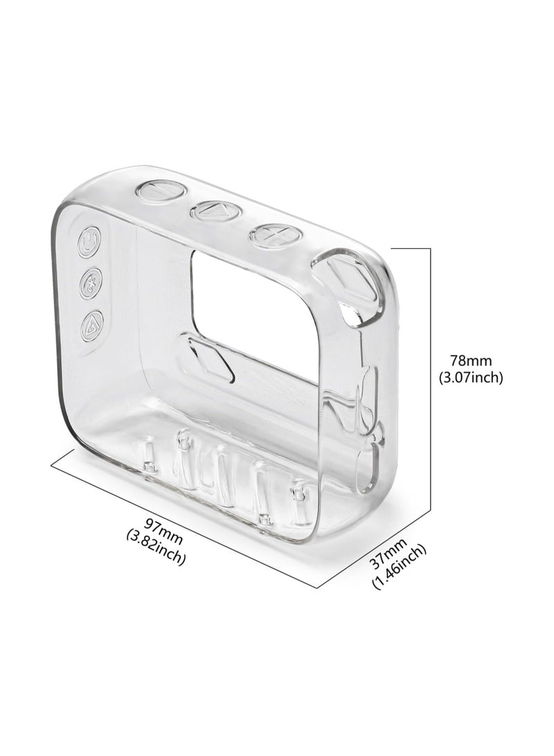 Silicone case for JBL GO 4 Bluetooth speaker, portable mini speaker case, transparent TPU case - Image 5