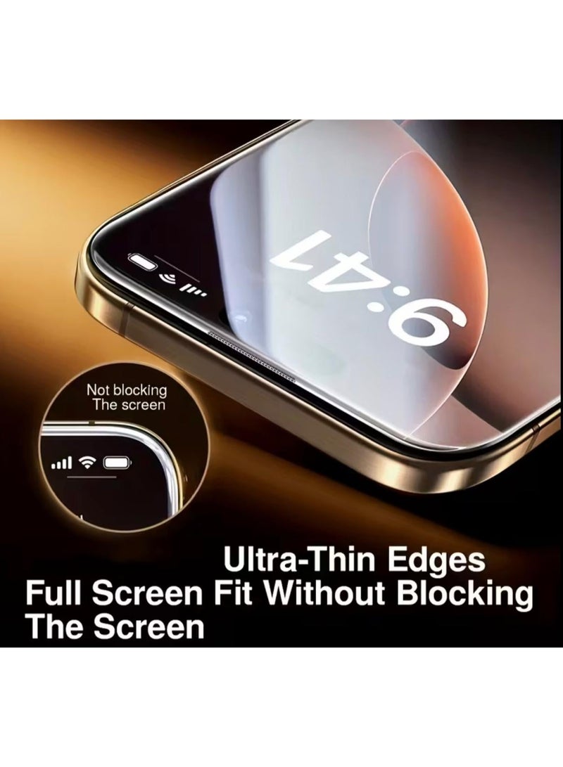 iPhone 17 Pro Set of Two 8K Ultra HD Glossy Tempered Glass Screen Protectors - Image 3