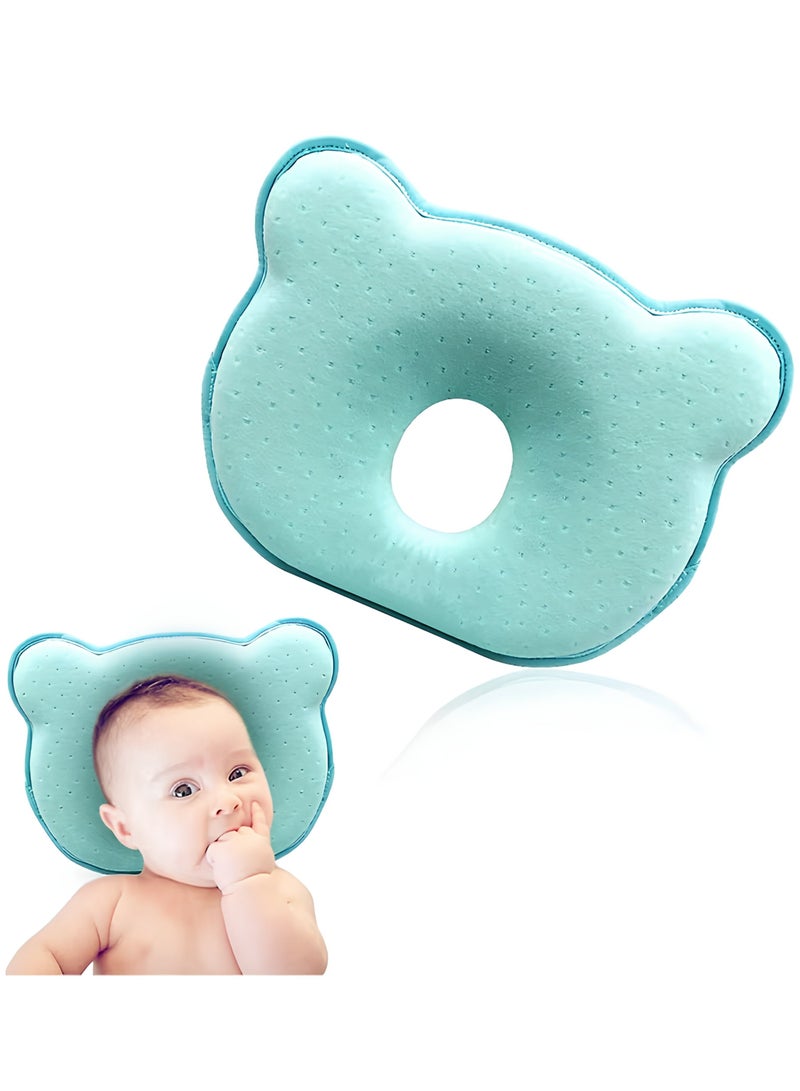ECVV Kids Sleep Pillow for 0-12 Month Infant Baby Memory Cotton Pillow Travel Pillows Newborn Head Cushion Soft Comfortable Sleep Neck Toddler Pillows - Image 1