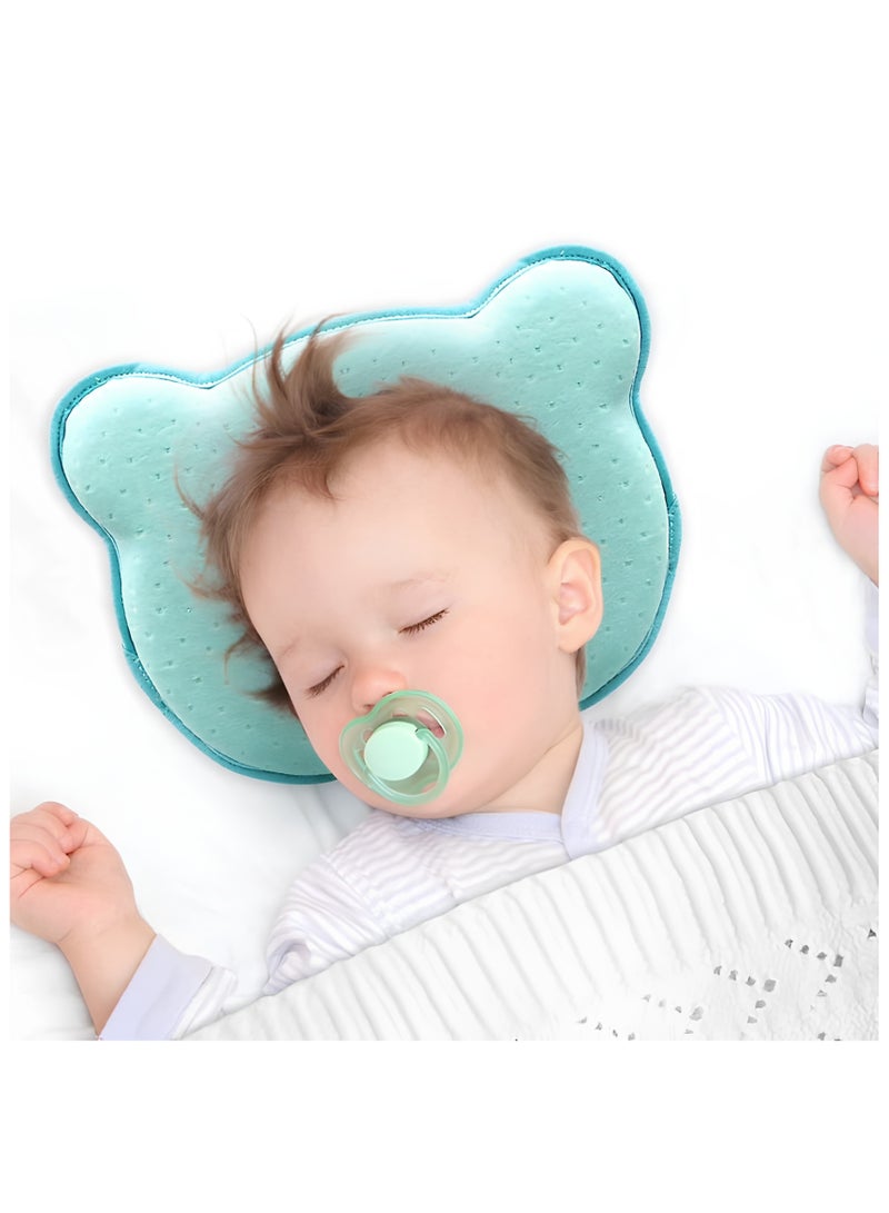 ECVV Kids Sleep Pillow for 0-12 Month Infant Baby Memory Cotton Pillow Travel Pillows Newborn Head Cushion Soft Comfortable Sleep Neck Toddler Pillows - Image 3