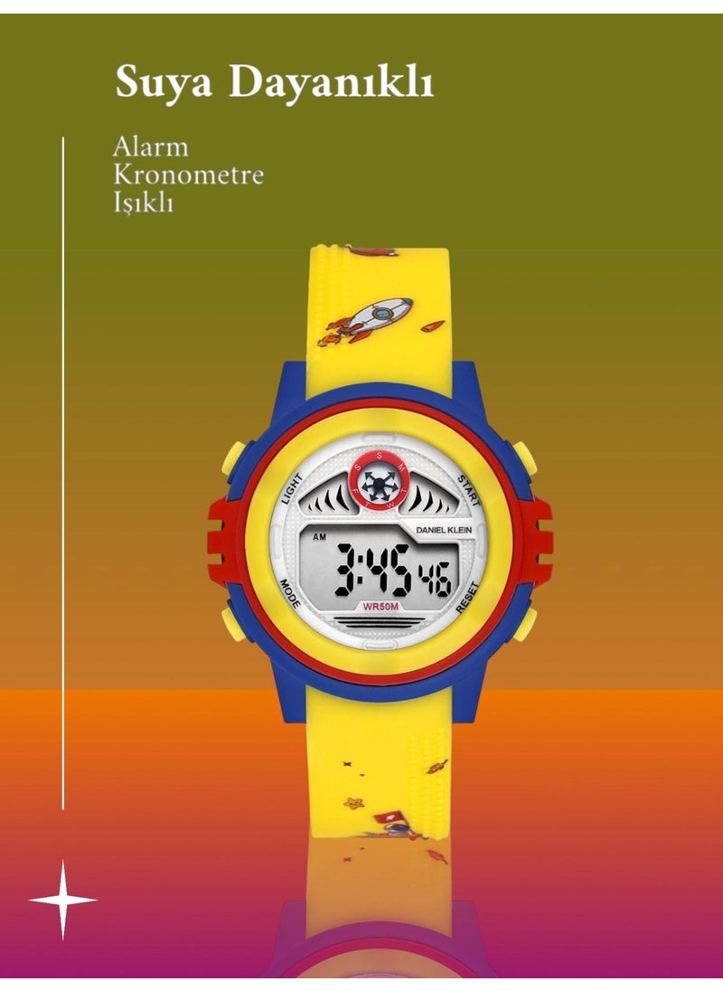 DANIEL KLEIN Digital New Season Alarm-Stopwatch-Lighting Featured Children's Wristwatch DK.DJT.1001  - Image 1