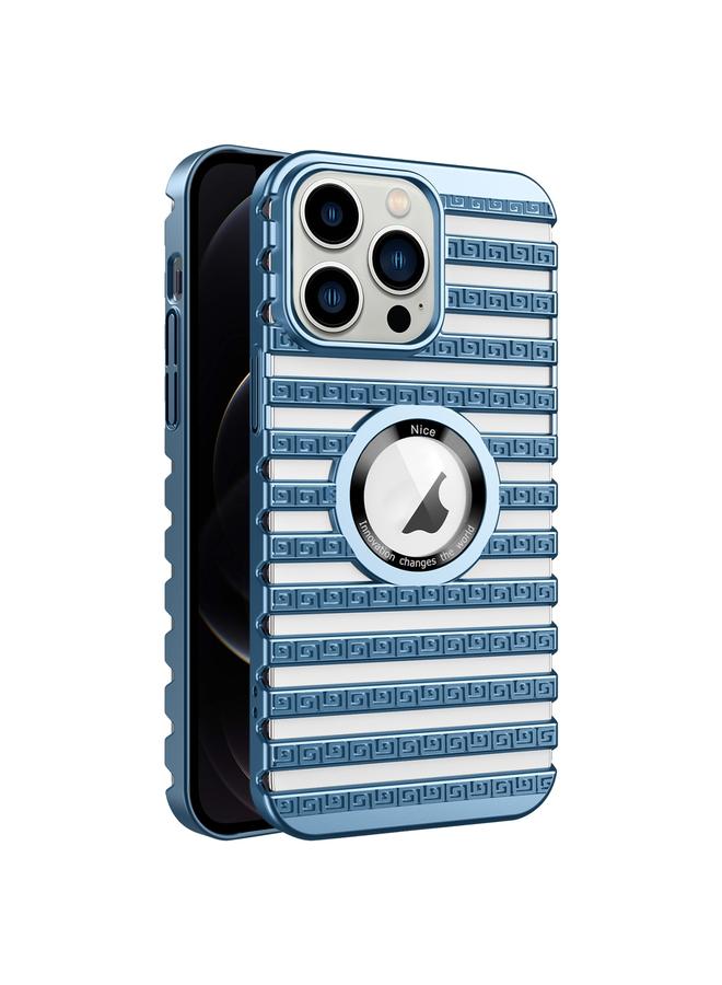 Zaboon Case For iPhone 12 Pro Cooling Ladder Electroplated Hollow Phone Case - Image 1