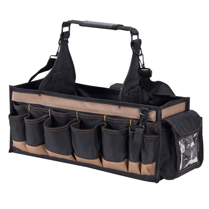 Custom Leathercraft CLC WORK GEAR 1530 Electrical and Maintenance Tool Carrier, 43 Pocket, Black - Image 3