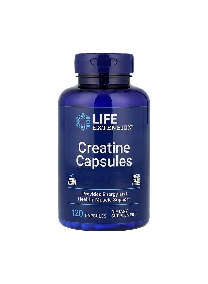 Creatine Capsules, 120 Capsules