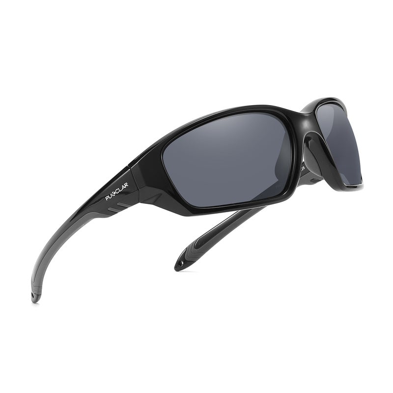 بوكيلار نظارات شمسية رياضية قطبية PUKCLAR للرجال والنساء لقيادة الدراجات والجري والصيد نظارات واقية - Image 3