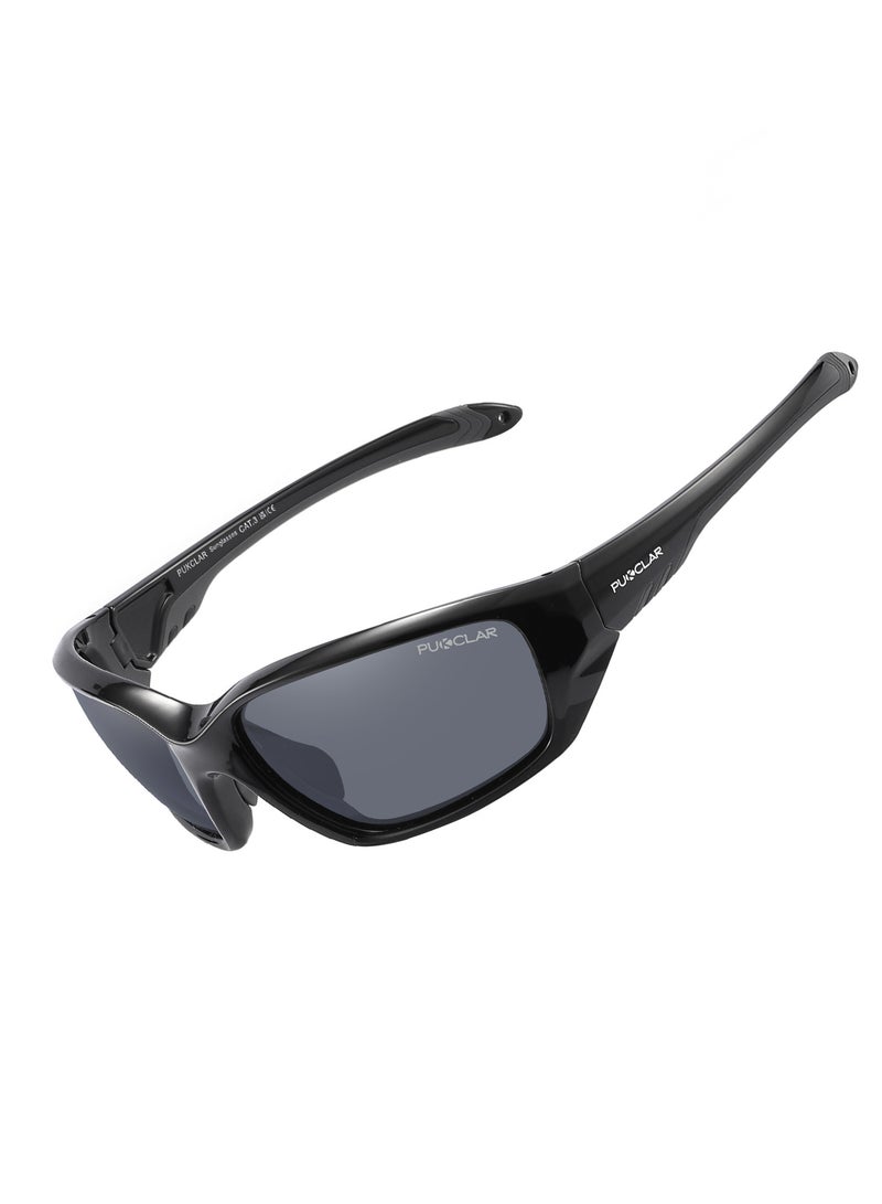 بوكيلار نظارات شمسية رياضية قطبية PUKCLAR للرجال والنساء لقيادة الدراجات والجري والصيد نظارات واقية - Image 1
