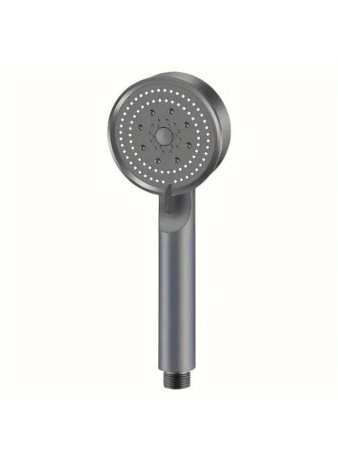 Gray High Pressure Shower Head 5 Spray Modes Water Saving Adjustable Easy Installation - Image 1