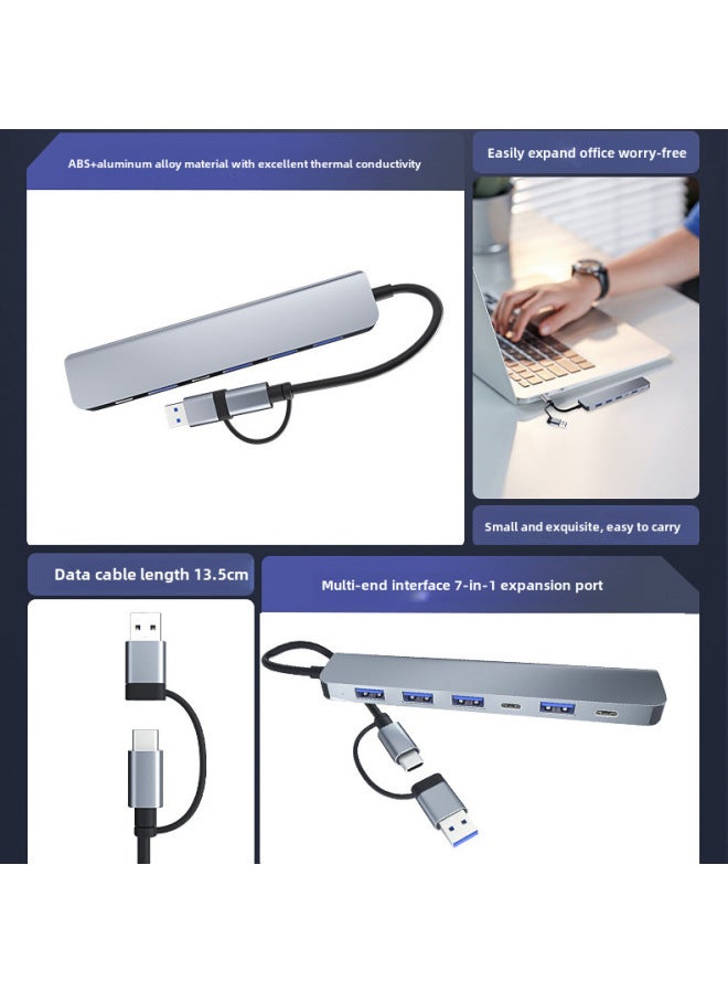 محول USB-C Hub Extender 3.0 محطة توسعة Typec محطة إرساء PD كمبيوتر محول متعدد الوظائف - Image 4
