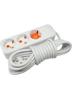 ASEL 3-way Interconnect Cable Grounded Group Socket 2m 