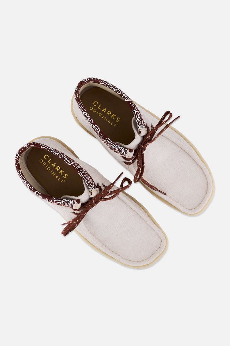 clarks Men Standard Lace Up Ankle Boots, White - Image 4