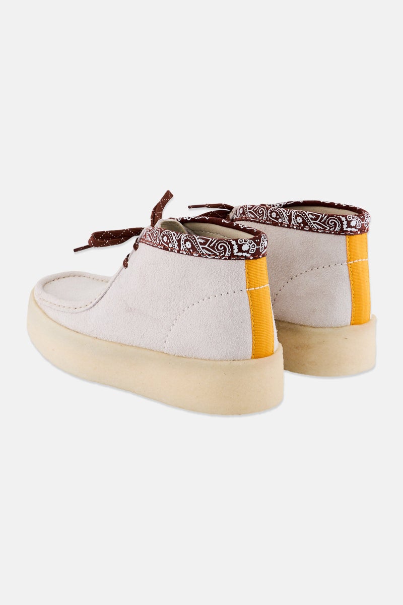 clarks Men Standard Lace Up Ankle Boots, White - Image 2