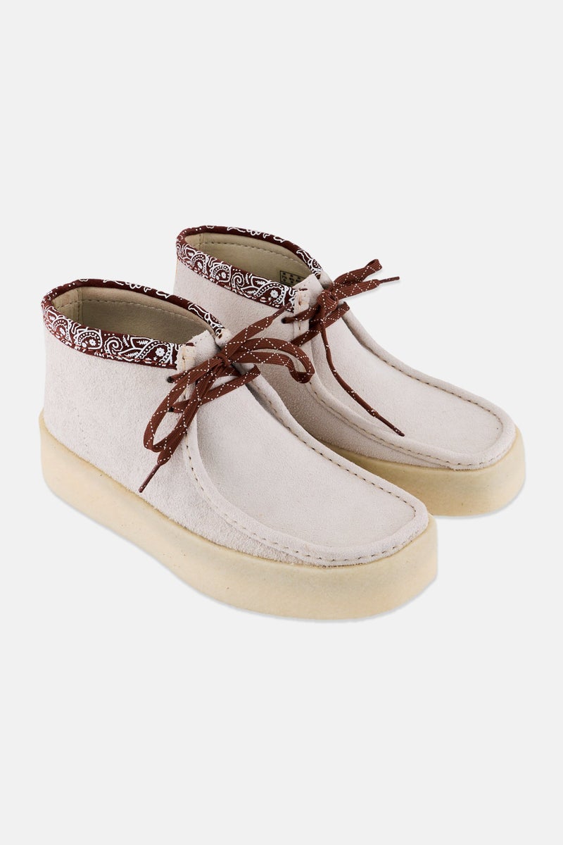 clarks Men Standard Lace Up Ankle Boots, White - Image 1