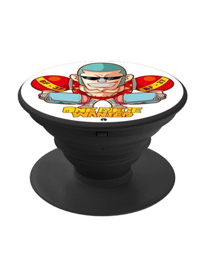 RKN One Piece Wanted Printed Pop Socket Black/Red/Yellow - Image 1