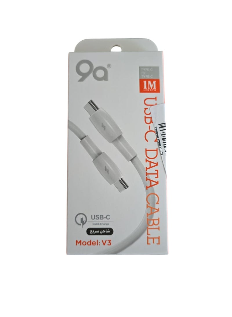 9A USB C-C Data Cable for all mobile phones - Image 2