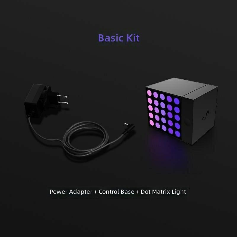 Yeelight Smart LED Cube Light - Dot Matrix Color Changing Desktop Atmosphere Lamp, HomeKit Compatible - Image 1