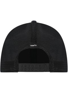 Termit Termit Grey/Black Baseball Cap for Kids – One Size Summer Hat with Embroidery, Breathable Cotton Front & Mesh Back, Stylish Cap for Active Days  - Image 3