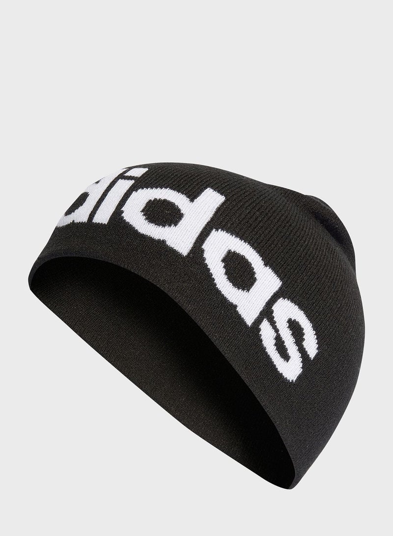 Adidas قبعة يومية سوداء/بيضاء - Image 1