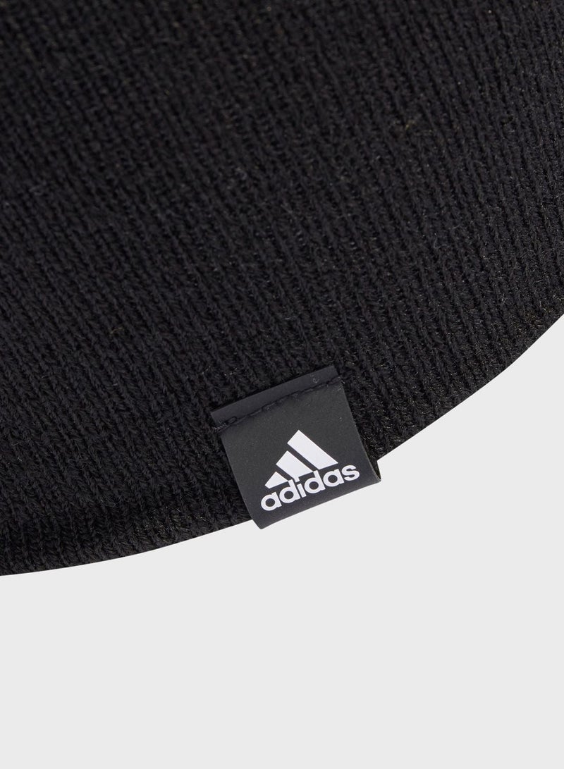 Adidas قبعة يومية سوداء/بيضاء - Image 4
