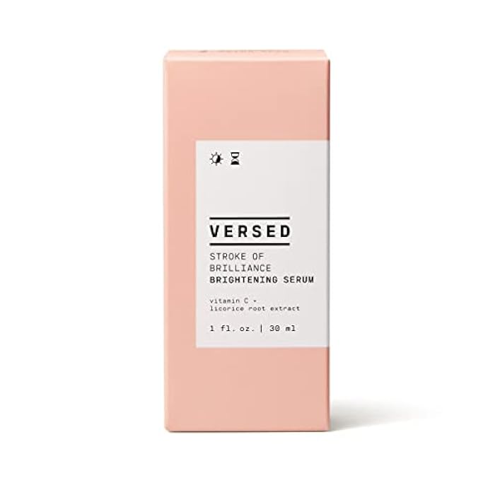 Versed Stroke of Brilliance Brightening Serum - Discoloration Correcting Serum with Vitamin C + Licorice Root to Even Skin Tone - Firming, Hydrating, and Strengthening Skin Care - Vegan (1 fl oz) - Image 3