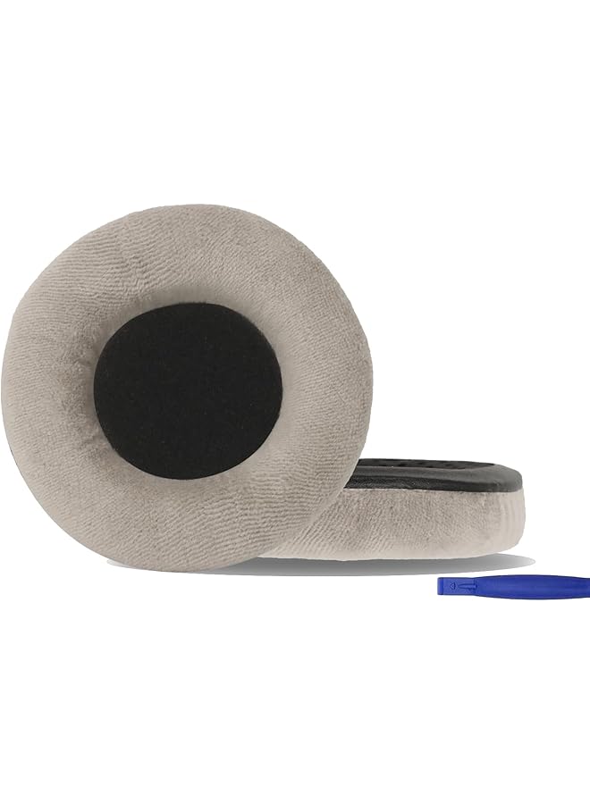 erorex Soft Velvet Dt 770 Pro Ear Pads Replacement Pro M Replacement Ear Cushion Cups Reolacement For Beyerdynamic Dt990 Dt880 Dt770 Pro Headphones Velvet Gray - Image 1