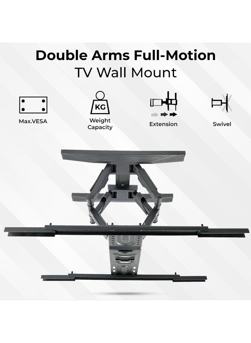 glassology TV Wall Full Motion TV Bracket 32 To 65 Inches TV Screens Swivel of up to 180 degrees - Image 3