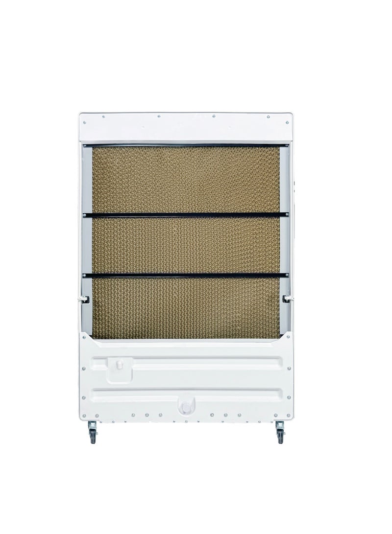 Generaltec Air Cooler 12000m³/H with Remote Control – 100L Large Water Tank, Desert Air Cooler, Ice Chamber, Powerful Cooling 550W, Portable Air Cooler for Home & Outdoor 40–70m² | Model GAC1200R | 1 Year Warranty 100 L 380 W GAC1200R white - Image 3