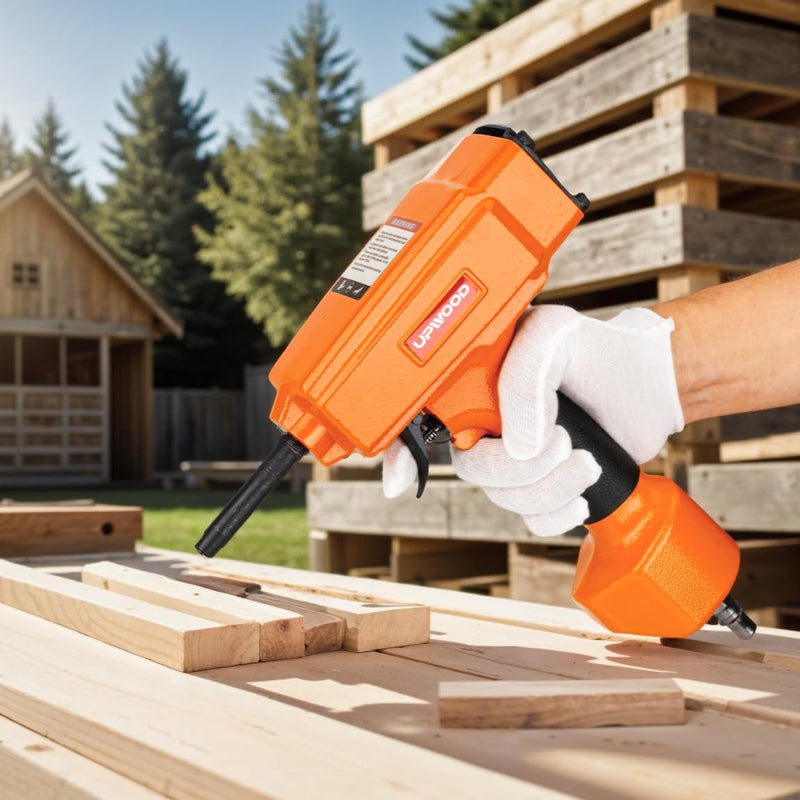 UPWOOD أداة دق المسامير الهوائية UPWOOD المحترفة، مزيل المسامير الهوائي لإزالة المسامير وإعادة تدوير الخشب - Image 3