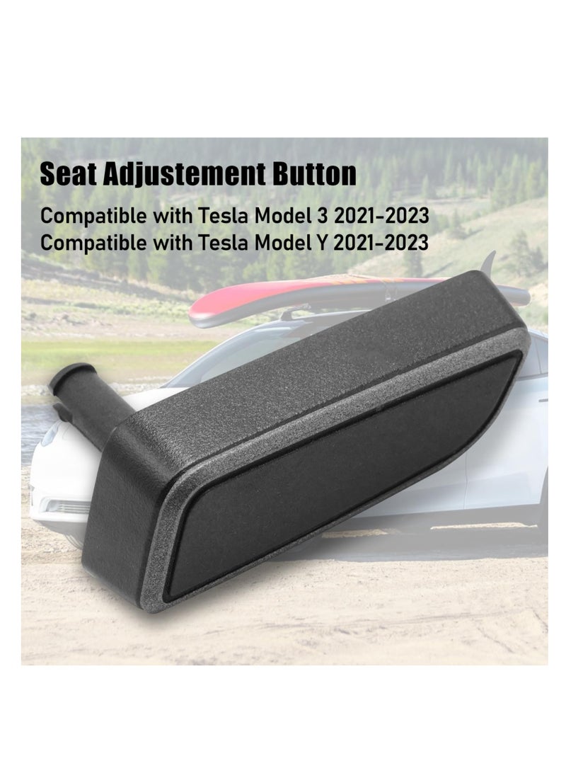 Excefore Seat Adjuster Button For Tesla Model 3/Y 2021 2022 2023, Right Side Seat Back Forward Button Cover for Model 3 Model Y, Seat Adjustment Button 1098843-01-E, Power Seat Switch Button - Image 4
