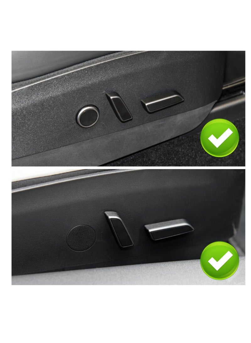 Excefore Seat Adjuster Button For Tesla Model 3/Y 2021 2022 2023, Right Side Seat Back Forward Button Cover for Model 3 Model Y, Seat Adjustment Button 1098843-01-E, Power Seat Switch Button - Image 3