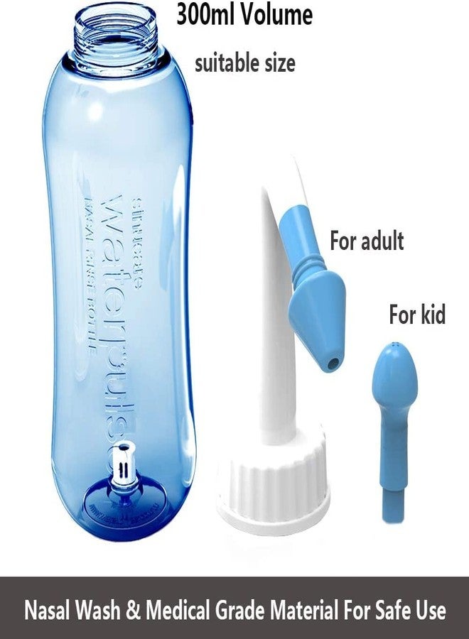 CARTSHOPPER Sinus Rinse and Nasal Irrigation, Nose Care Perfect for Cleaning Your Sinuses Nose Allergies, Colds, and General Hygiene for Adult & Kid BPA Free Nasal Wash Bottle Soothing Wash - Image 2