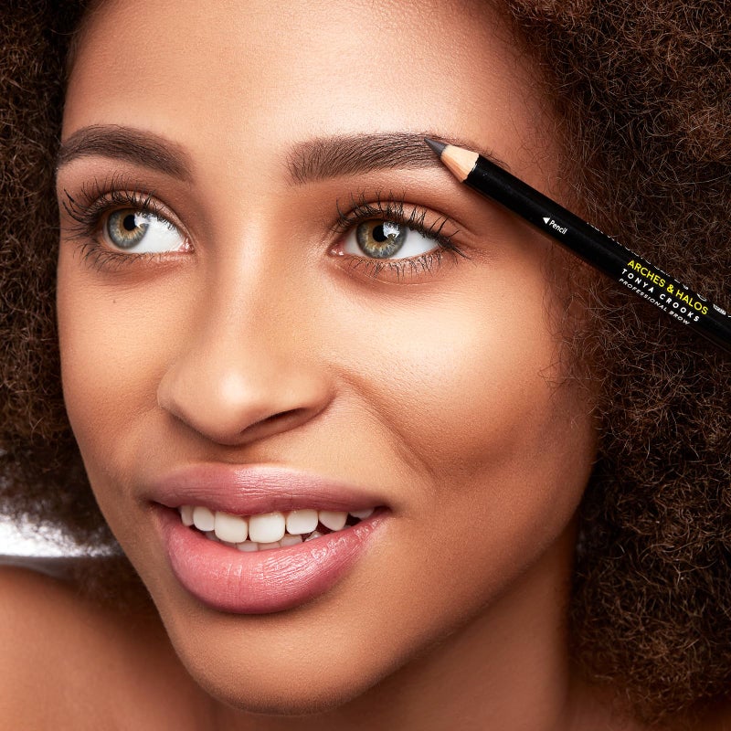Arches & Halos Precision Brow Shaping Pencil - Double Sided Eyebrow Filler and Spoolie Brush - Creamy Texture for Shaping and Defining With Ease - Vegan, Cruelty Free - Espresso - 0.070 oz - Image 4