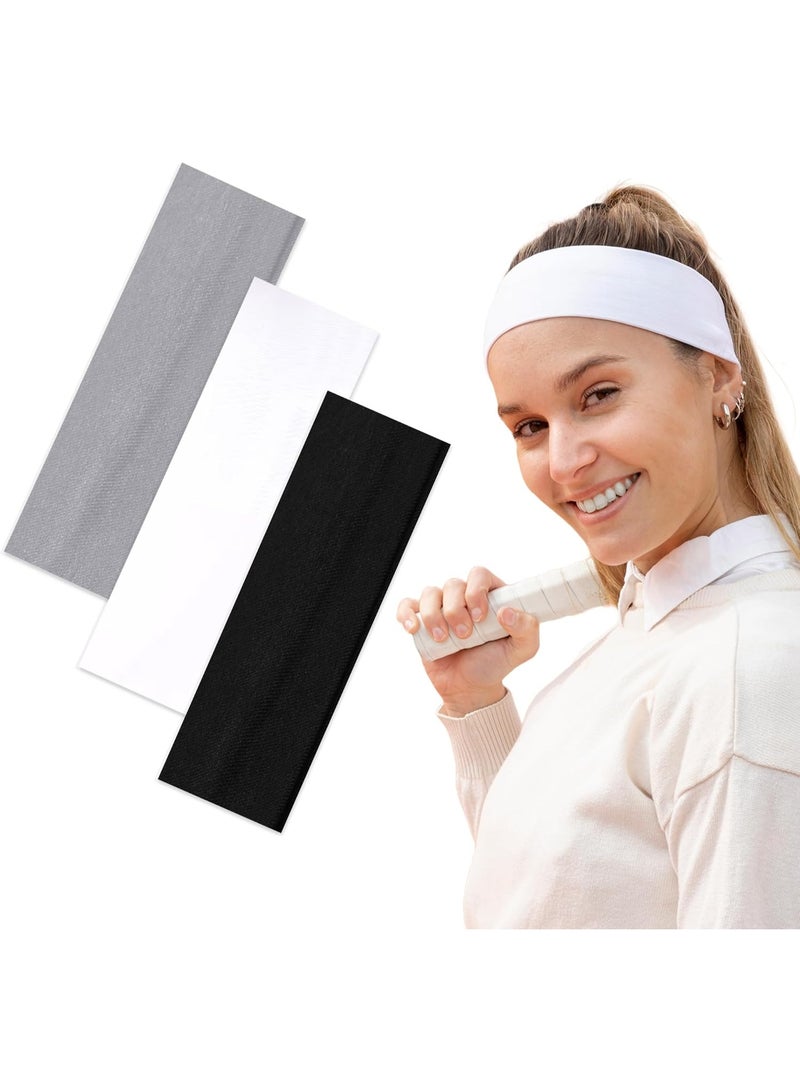 Generic 6 Pcs Sports Headbands For Women Elastic Sweat Yoga Hairbands Non Slip Soft Thin Head Band Fashion Hair Wrap  - Image 2