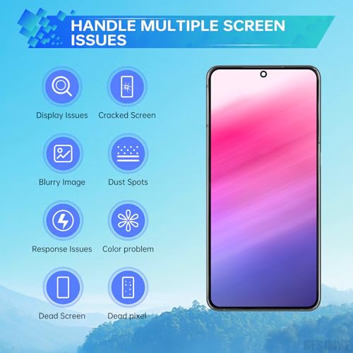 BESJMYT for Samsung Galaxy A53 5G Screen Replacement with Frame LCD Display Touch Digitizer Full Assembly and Side Button Ear Speaker Vibration Motor Glass Repair Tools Kit SM-A536U SM-A536U1 - Image 4