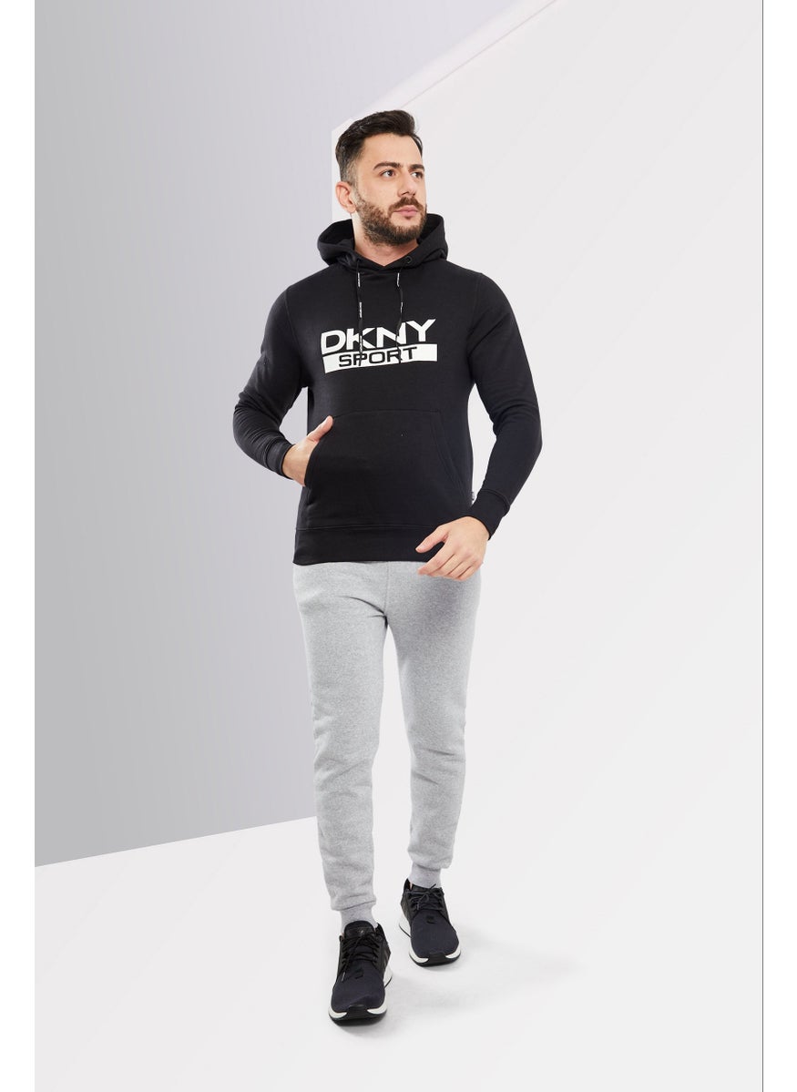 DKNY Sport Men Sportwear Fit Long Sleeves Sweatshirt, Black  - Image 2