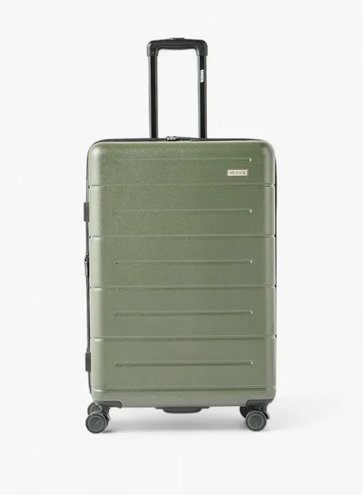 وايف Textured Hardcase Luggage Trolley Bag with Retractable Handle