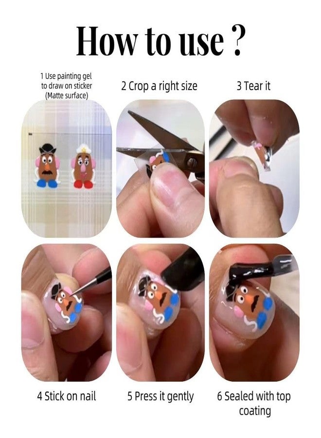 YJMyujimi 3pcs Blank Sticker DIY Adhesive Sticker Nail Profession use Drawing Sticker Transparent Convenient Tools Tailor Made for Your Clients - Image 4