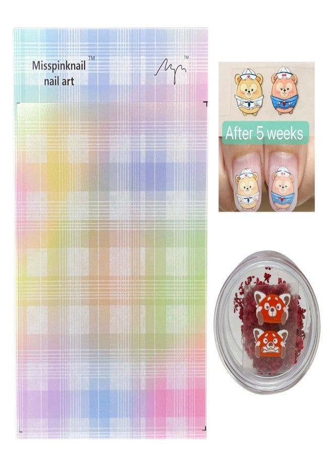 YJMyujimi 3pcs Blank Sticker DIY Adhesive Sticker Nail Profession use Drawing Sticker Transparent Convenient Tools Tailor Made for Your Clients - Image 2