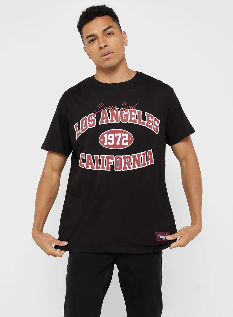 BRAVE SOUL Los Angeles T-Shirt