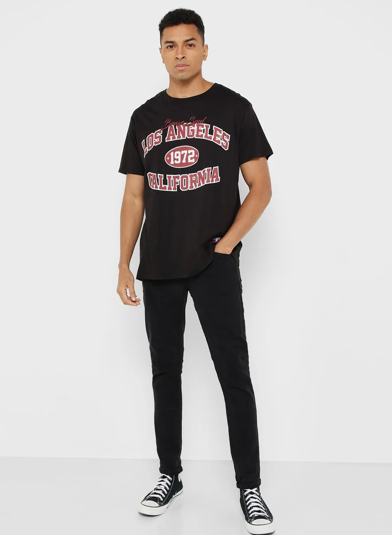 BRAVE SOUL Los Angeles T-Shirt