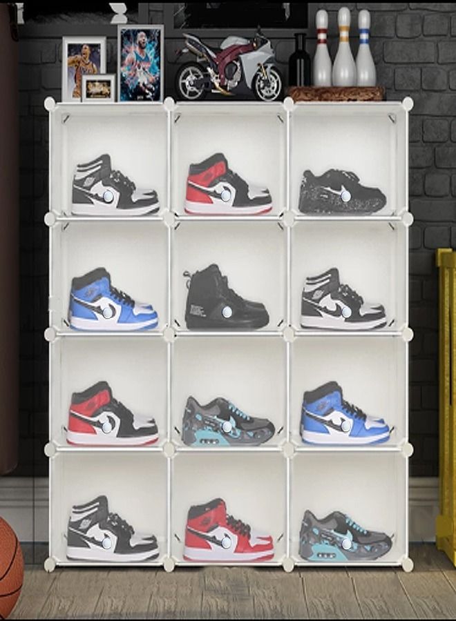 fashionhome Modern Multi-Steps Plastic Shoe Organizer - Image 1