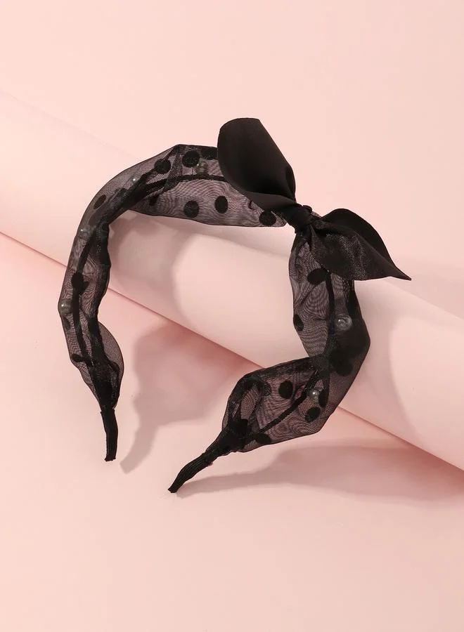 Take Two Solid Bow Detail Headband