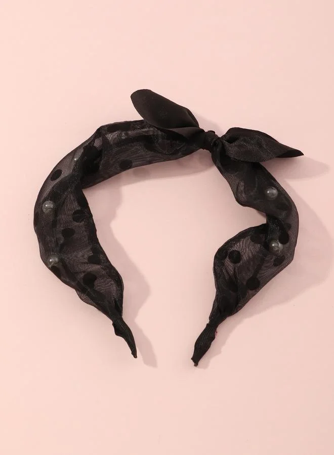 Take Two Solid Bow Detail Headband