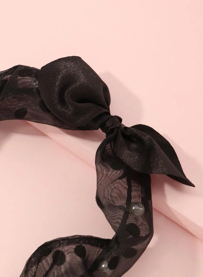 Take Two  Solid Bow Detail Headband for Women | Best Price UAE