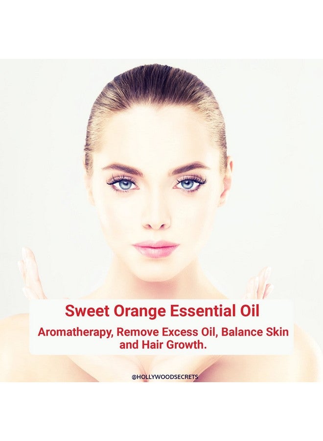 Hollywood Secrets Pure Sweet Orange Essential Oil Therapeutic Grade 100Ml - Image 2