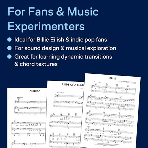 Hal Leonard Billie Eilish - Hit Me Hard and Soft Songbook | Piano/Vocal/Guitar Sheet Music for Intermediate Players | 10 Songs from the Groundbreaking Album | Pop Music Book for Students Teachers and Fans - Image 4